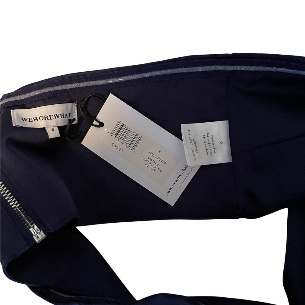 WeWoreWhat Navy Bandeau Top
Size 6 – New with Tags - Picture 6 of 7